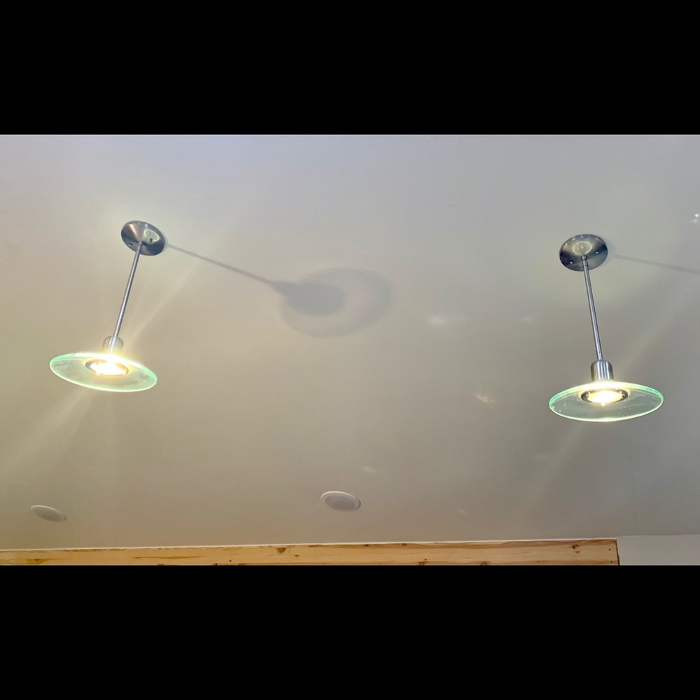 Chandelier and set of 4 pendants bundle